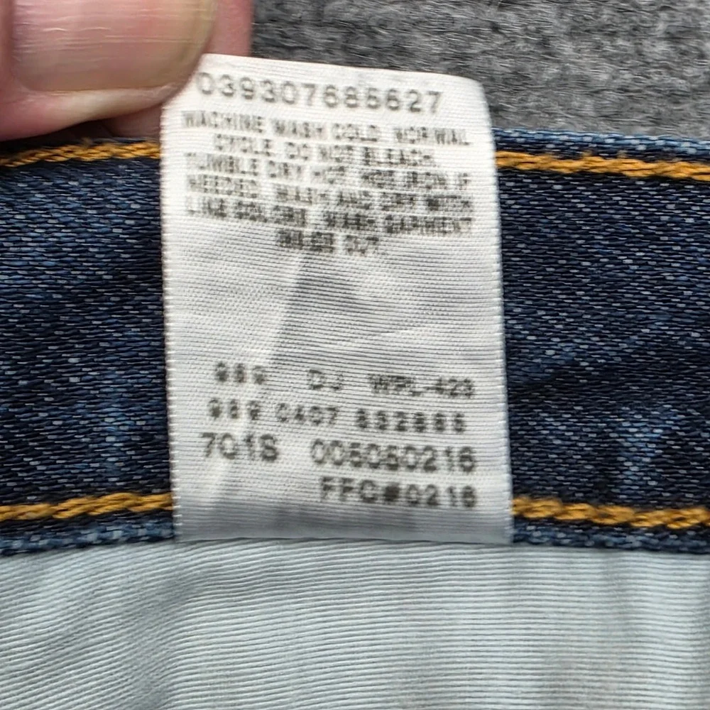 Levi's 505 Regular Fit Jeans Men's 36x30 Blue Denim Stonewash 100% Cotton Mexico
